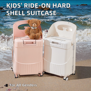 Детский современный чемодан-тележка с жестким корпусом и замком для детской коляски, для путешествий (унисекс) - Product Image 2