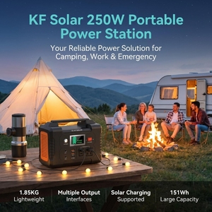 สถานีพลังงานแสงอาทิตย์เคลื่อนที่ KF Solar 220v 50Hz 60Hz  แบตเตอรี่สำรองพลังงานแสงอาทิตย์สำหรับใช้งานกลางแจ้ง พร้อมแบตเตอรี่ลิเธียมไอออน - Product Image 4