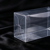 Boîte en plastique PET transparente personnalisée, recyclable, de luxe, avec estampage à chaud PVC, OEM ODM, pliable, pour cosmétiques et cadeaux