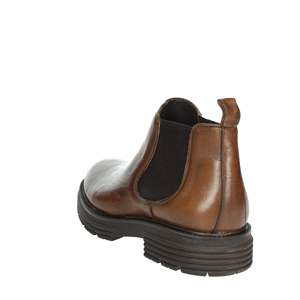Bottines Chelsea pour homme Gino Tagli en cuir véritable marron, doublure en mesh, semelle extérieure en caoutchouc antidérapante - Product Image 2