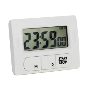 Portable Digital LCD <strong>24</strong>-<strong>Hour</strong> Clock Kitchen Cooking Countdown <strong>Timer</strong> with High Visibility Display - Product Image 1