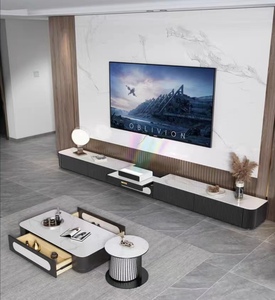 Écran de projection <span class=keywords><strong>TV</strong></span> laser intelligent Armoire intégrée pour la maison Mobilier de maison 1 pièce Meuble <span class=keywords><strong>TV</strong></span> Mobilier de salon moderne - Product Image 4