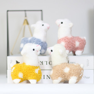Dễ thương nhỏ Alpaca gấu Đồ chơi sang trọng rửa kỹ thuật đám cưới quăng búp bê cừu nhỏ búp bê để giảm căng thẳng - Product Image 2