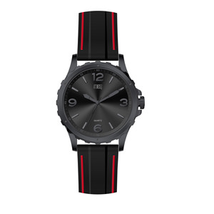 Reloj de Cuarzo para Hombre de 44 mm con Correa de Silicona Extra Grande, Deportivo, Analógico, Multiusos, para Exteriores, Oficina, Uso Diario, Accesorio de Estilo - Product Image 1