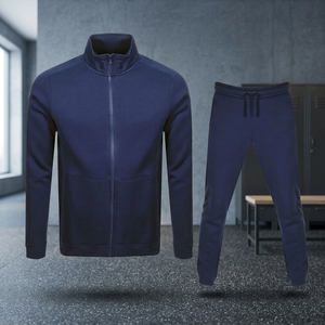 Unisex XXL Lässiger Sportanzug Atmungsaktiver 100% Baumwoll-Jogginganzug Kapuzenjacke Regular Fit Einfarbig Winterbekleidung - Product Image 2