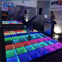 Panneau LED circulaire 3D portable certifié CE, 10x10m, couleurs mélangées, pour décoration de mariage - Vente chaude