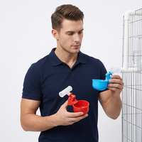 Nouvel abreuvoir et mangeoire TyGoal pour volailles, cailles, pigeons, poulets - Abreuvoir automatique en plastique avec garantie d'un an