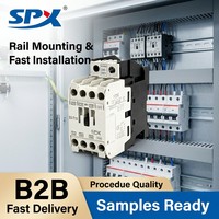 Contacteur magnétique AC SPX S-T10 en gros, triphasé 3 pôles 9-100A 110-440V, étiquette personnalisée OEM/ODM, certifié CE/CB, directement de l'usine