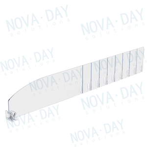 Kim loại tự động Pusher hệ thống rõ ràng ngăn sử dụng cho vừa t hình dạng Acrylic quần áo nhựa Kệ <span class=keywords><strong>Divider</strong></span> - Product Image 2