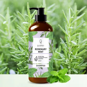 Qquaker High Quality Anti-Itch Rosemary Mint Shampoo And Conditioner Anti Hair Loss Fresh Hair Care Set For Curly Hair