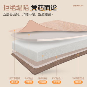Beishanlang Automatic Inflatable Picnic Mat Moistureproof Rectangular Outdoor Camping Mat 1.28kg Portable Spring Outing Mat - Product Image 4