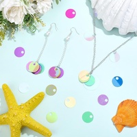 Sac de 500g de perles rondes en PVC à grand trou de 25mm, électroplaquées, à trou latéral, pour pendentifs Yiwu, composants d'accessoires vestimentaires DIY
