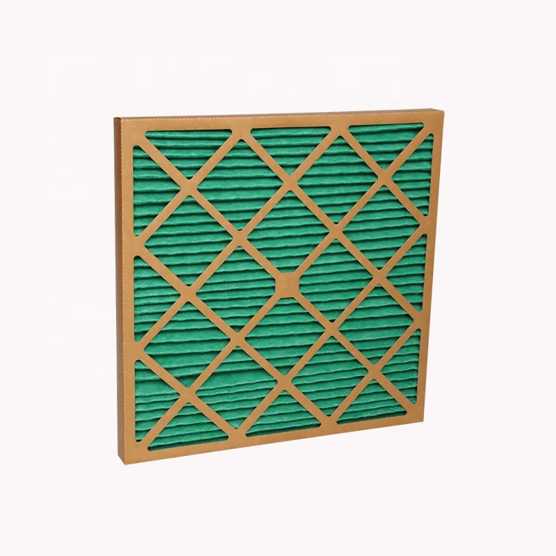 Wholesale Paper Frame Pre-Filter Primary Efficiency Good Quality Cardboard Framework Pleated Air Filter