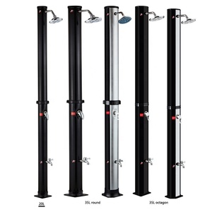 <span class=keywords><strong>Douche</strong></span> <span class=keywords><strong>solaire</strong></span> de jardin de camping de forme ronde noire Offre Spéciale 20L avec rince-pieds pour <span class=keywords><strong>douche</strong></span> de piscine de plage - Product Image 5