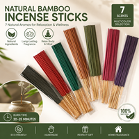Bestseller 22cm Dragon Blood Sage Smudge Sticks Aromatherapy Incense Censer Bamboo Skewers 100% Alami Rumah Tangga Label Kustom XA326