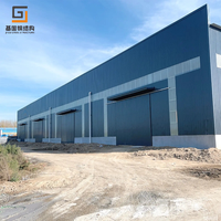Bâtiment modulaire préfabriqué en structure métallique lourde, atelier à ossature métallique, composants de structure en acier