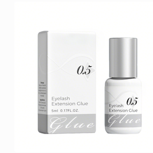 Colle à cils à faible MOQ, marque privée, formule douce, séchage rapide 0,5-1S 2S, imperméable, 5ml, tenue 8 semaines, pour extensions de cils - Product Image 1
