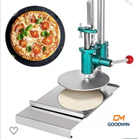 Presse à tortillas manuelle en acier inoxydable, plateau pour aplatir la pâte, idéale pour les tortillas de maïs, de blé, les pains plats, les roti, les chapati, les arepas et les pita.