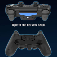 Fixation de bouton de pagaie Support arrière à 10 touches pour contrôleur PS4, rafale turbo, boutons programmables
