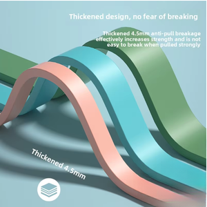 Vente en gros 2m de ceintures élastiques multifonctionnelles de résistance de forme physique anneau de yoga tirant des cercles stock prêt plusieurs bandes d'exercice - Product Image 3