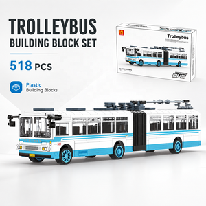 Set de Bloques de Construcción de Autobús para Distribuidores de Juguetes, Juguetes de Vehículos de Transporte Urbano y Compradores de Marca Privada a Nivel Mundial - Product Image 1