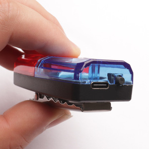 Màu đỏ màu xanh nhựa cường độ cao cảnh báo giao thông dẫn Vai Đèn Ngoài Trời An ninh ánh sáng - Product Image 4