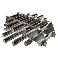 Aimant de trémie de 9 barres pour l'industrie d'injection plastique fréquemment utilisé-aimant de grille, grille magnétique