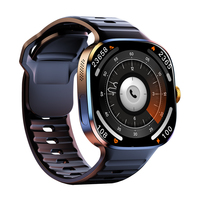 Montre Connectée TKYUAN 4G Android M99 avec Carte SIM, 3 + 32 Go, GPS, NFC, Écran AMOLED 2.16'', Caméra Rétractable 2.0 MP, Grande Batterie 1100 mAh, Wi-Fi