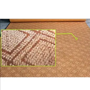 Novelty House Flooring Textile Double Color Felt Needle Punched Jacquard Carpet