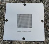Pochoir de reballage BGA 90x90mm pour console de jeu XBOX360 Puces Station de soudage Pochoir CPU GPU CSP HANA CPU-A01 GPU-B Outil de soudure pour console de jeu