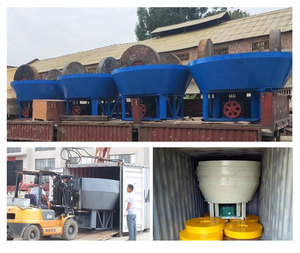 Petit moulin à tambour humide pour argile dorée 0,6-0,8 Tph 1400 avec deux roues à vendre en Afrique du Sud - Product Image 6