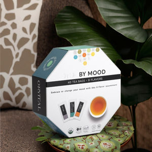 Muestra Gratuita de Té Orgánico de Mood Gift Set, 40 Bolsitas de Té |   Mezclas Premium de Té Negro, Pu-erh, <span class=keywords><strong>Verde</strong></span>, Mate, <span class=keywords><strong>Rooibos</strong></span> y Hierbas - Product Image 5