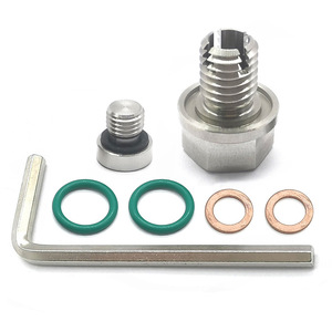 M12.1X1.25 Stainless Steel Oil Pan Repair Bolt With O Ring Drain <b>Plug</b> Screw For Automotive Use - Product Image 4