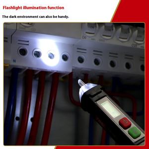 TA11B + 220V Volta Pantalla digital Pluma de prueba eléctrica Detección de línea sin contacto Punto de interrupción Equipo de prueba inductivo de 1 año - Product Image 2