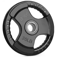 Groothandel Zwart Rubber Gewicht Platen 2.5Kg 5Kg 7.5Kg Tot 25Kg 2.5lb Om 45lb Fitness Lifting Gym bumper Gewicht Platen
