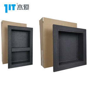 Nicho de ducha de doble nicho moderno con estante listo para aplicación de champú y jabón de azulejos en el <span class=keywords><strong>baño</strong></span> - Product Image 5