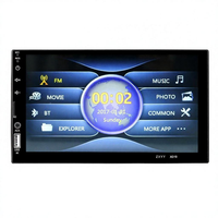 Autoradio multimédia avec écran tactile HD 2DIN de 7 pouces, lecteur MP5 MP3, vidéo, radio FM, musique, stéréo de tableau de bord