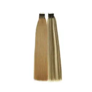 Private brand and Keratin hair extensions double drawn tape in hair extensions with low prices