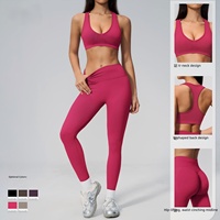 Novedades en Ropa Femenina: Conjunto Deportivo de 2 Piezas para Correr, Yoga y Ejercicio; Leggings y Conjunto de Fitness para Mujer