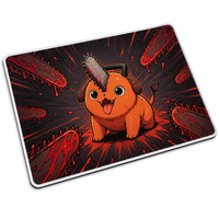 Tapis de Souris Gaming Anime Chauffant en Gros, Tapis de Bureau Personnalisé avec Logo OEM, Tapis de Table Esports Antidérapant en Tissu Écologique, En Stock