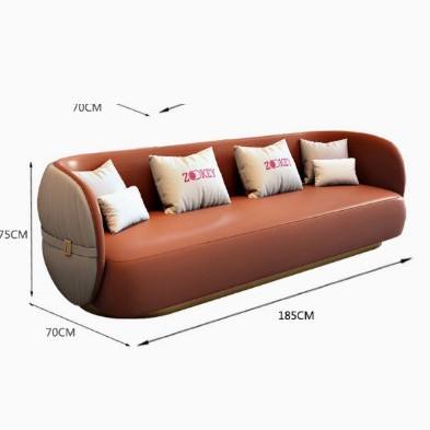 Canapé trois places (plusieurs couleurs disponibles)