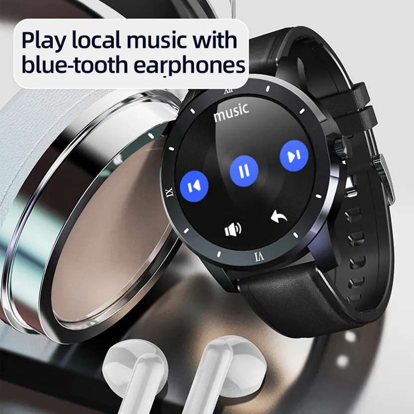MX12 Smartwatch Men Women IP68 Waterproof 256M Music Player Bluetooth Call Smart Watches For Phones