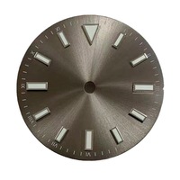 Usine OEM Logo personnalisé NH35 Japon 8215 ETA2836 Blanc 28.5mm Lumineux En Laiton Montre Cadrans Fabricants Montre Cadran Pièces