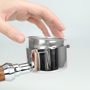 Kisshome – Machine à expresso professionnelle pour la maison, outils de barista, <span class=keywords><strong>double</strong></span> porte-filtre sans fond 51 mm, accessoires de café, filtre - Product Image 4