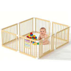 Corralito para Bebé con Diseño de Animales, Plegable y Grande, para Bebés y Niños Pequeños - Product Image 1