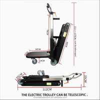 Máquina Eléctrica para Subir Escaleras de 200 kg, 300 kg, 400 kg, Personalizable, Sistema de Ruedas para Trabajo Pesado, Cumple con la Normativa CE