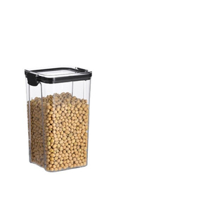 Food Grade Square Clear Airtight <b>Storage</b> <b>Jars</b> <b>Kitchen</b> Organizer <b>for</b> Snacks Nuts Grains Spices Wholesale - Product Image 6