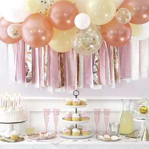 DAMAI - Vajilla Desechable con Temática de Margaritas para Fiesta de Cumpleaños, Platos de Papel, Decoración con Globos, Paquete para Fiesta de Niñas - Product Image 2