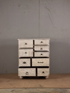 Wooden <b>Sideboard</b> Cabinet with Large Capacity <b>Storage</b> Shelves and Drawers for Dining Room Living Room Kitchen Hotel Apartment - Product Image 3