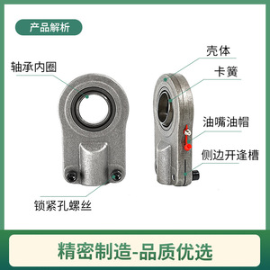 Rodamientos de rótula Hc para cilindros hidráulicos, accesorios para juguetes, ruedas giratorias y tornasoles - Product Image 2